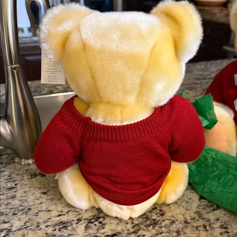 Cartier Cosette Teddy Bear with Red Sweater and Blue Bow #492 of 3000 - Picture 9 of 12